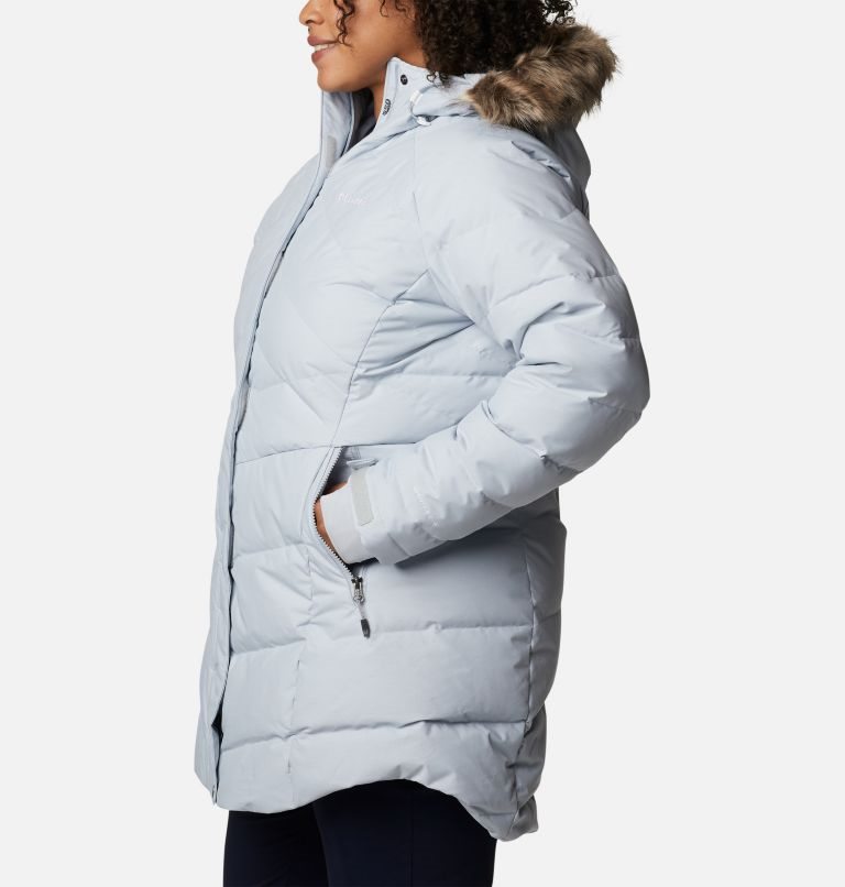 Women's Columbia Lay D Down II Mid Jackets Light Grey | Plus Size CA-HL48A
